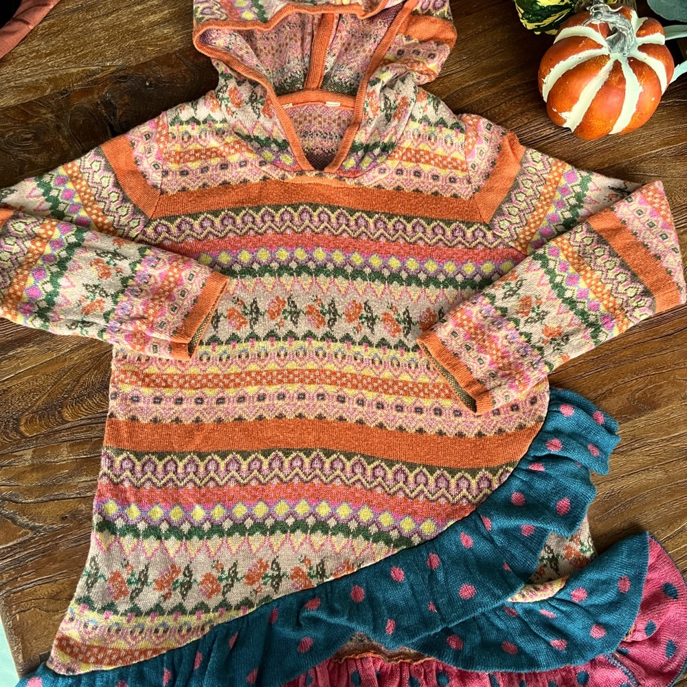 Matilda Jane Hooded Fall Pullover Sweater